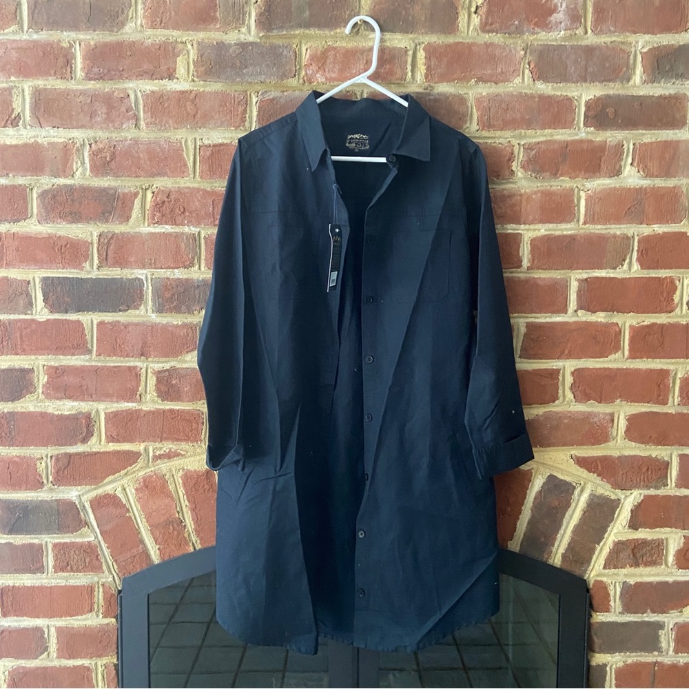 United By Blue Long Sleeve Black Dress